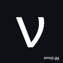 Greek Small Letter Nu Symbol