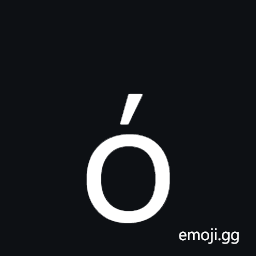 Greek Small Letter Omicron with Oxia Symbol