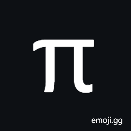 Greek Small Letter Pi Symbol
