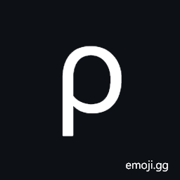 Greek Small Letter Rho Symbol