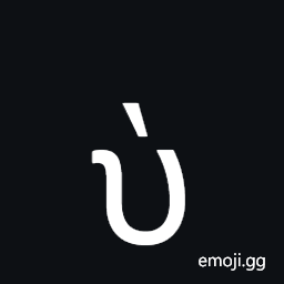 Greek Small Letter Upsilon with Varia Symbol