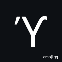 Greek Upsilon with Acute and Hook Symbol Symbol