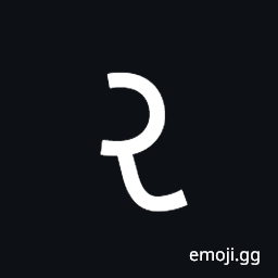 Gujarati Letter Ra Symbol