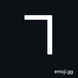 Halfwidth Hangul Letter Kiyeok Symbol