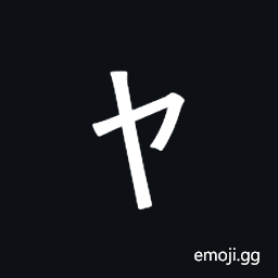 Halfwidth Katakana Letter Small Ya Symbol