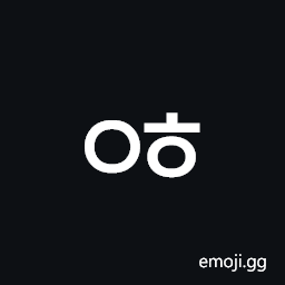 Hangul Choseong Ieung-Hieuh Symbol