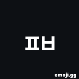 Hangul Choseong Phieuph-Pieup Symbol
