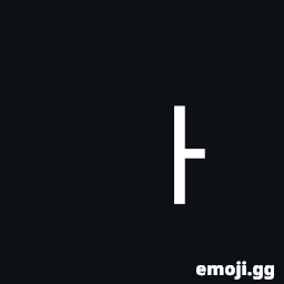 Hangul Jungseong A Symbol