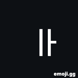 Hangul Jungseong I-A Symbol