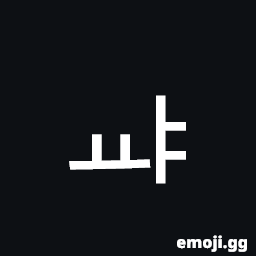 Hangul Jungseong Yo-Ya Symbol