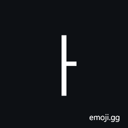 Hangul Letter A Symbol