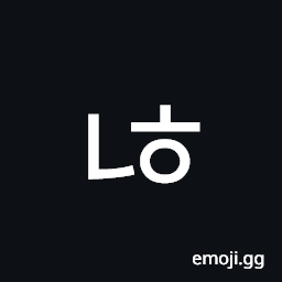 Hangul Letter Nieun-Hieuh Symbol