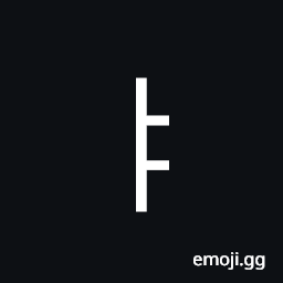 Hangul Letter Ya Symbol
