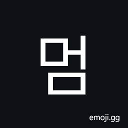 Hangul Syllable Meom Symbol