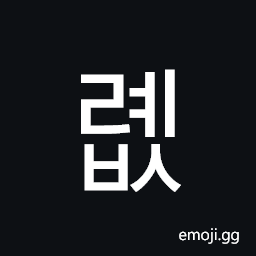 Hangul Syllable Ryebs Symbol