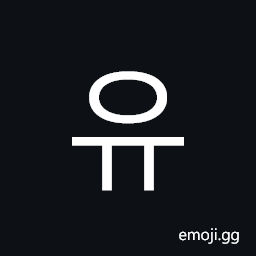 Hangul Syllable Yu Symbol