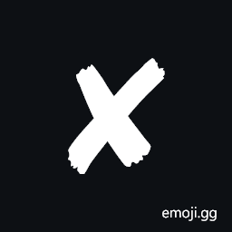 Heavy Ballot X Symbol