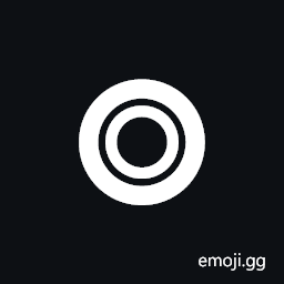 Heavy Circle with Circle Inside Symbol