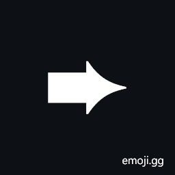 Heavy Concave-Pointed Black Rightwards Arrow Symbol