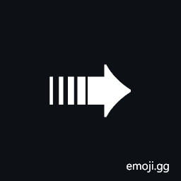 Heavy Dashed Triangle-Headed Rightwards Arrow Symbol