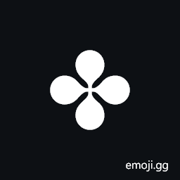 Heavy Four Balloon-Spoked Asterisk Symbol