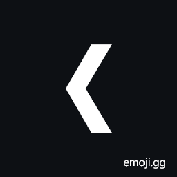Heavy Left-Pointing Angle Quotation Mark Ornament Symbol