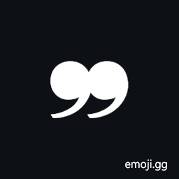 Heavy Low Double Comma Quotation Mark Ornament Symbol