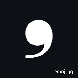 Heavy Low Single Comma Quotation Mark Ornament Symbol