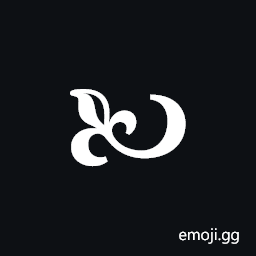 Heavy North West Pointing Bud Symbol