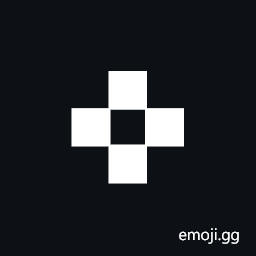 Heavy Open Centre Cross Symbol