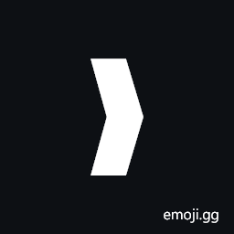 Heavy Right-Pointing Angle Bracket Ornament Symbol