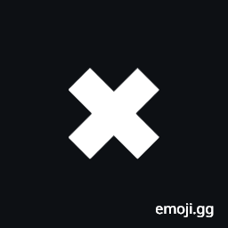 Heavy Saltire Symbol