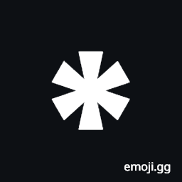 Heavy Six Spoked Asterisk Symbol