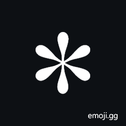 Heavy Teardrop-Spoked Asterisk Symbol
