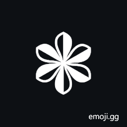 Heavy Teardrop-Spoked Pinwheel Asterisk Symbol