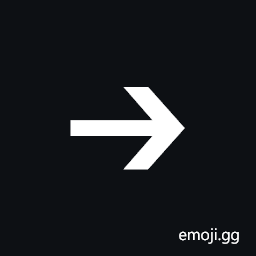 Heavy Wide-Headed Rightwards Arrow Symbol