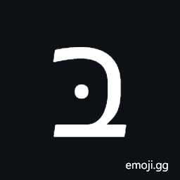 Hebrew Letter Bet with Dagesh Symbol
