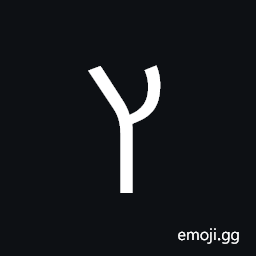 Hebrew Letter Final Tsadi Symbol