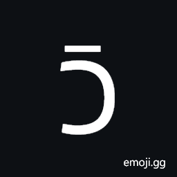 Hebrew Letter Kaf with Rafe Symbol