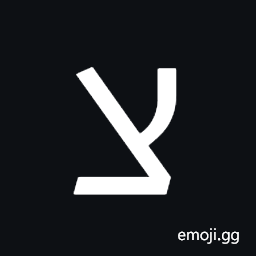 Hebrew Letter Tsadi Symbol
