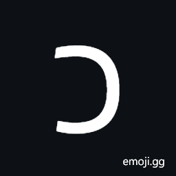 Hebrew Letter Wide Kaf Symbol