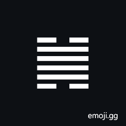Hexagram for Great Preponderance Symbol