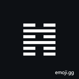 Hexagram for Obstruction Symbol