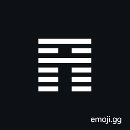 Hexagram for Progress Symbol