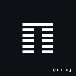 Hexagram for Splitting Apart Symbol