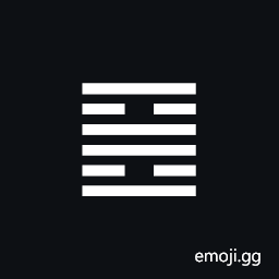 Hexagram for the Clinging Fire Symbol