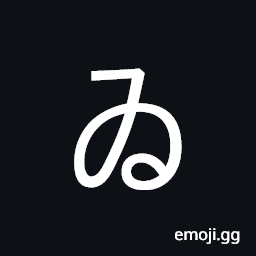 Hiragana Letter Wi Symbol