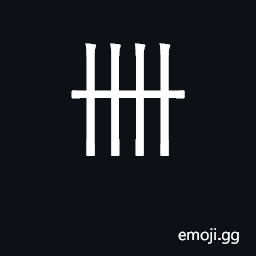 Ideograph forty, fortieth CJK Symbol