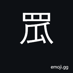 Ideograph large fishing net CJK Symbol