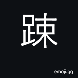 Ideograph neglect; careless, lax CJK Symbol